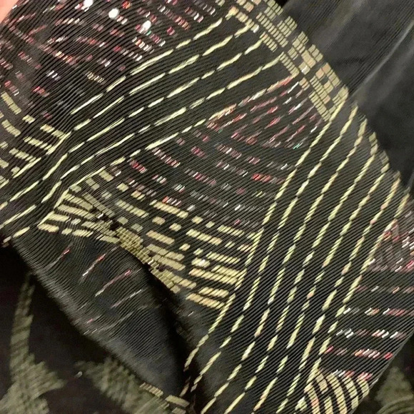 Vintage NWT Piccadilly Open Cardigan w Sparkles Holiday Season Black Size Large - Picture 6 of 16